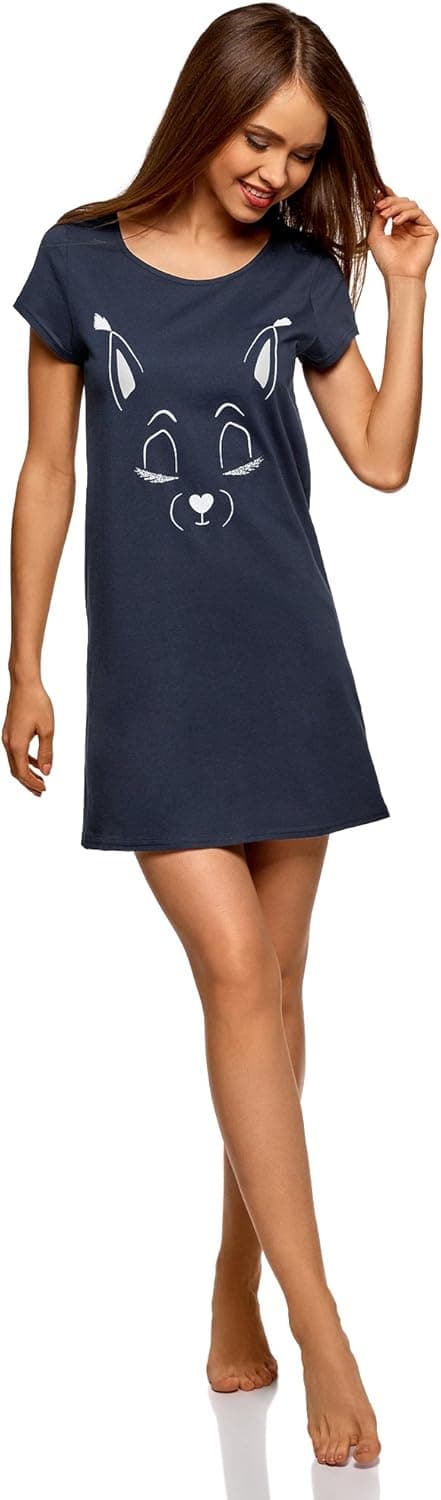oodji Ultra Women's Printed Cotton Dress