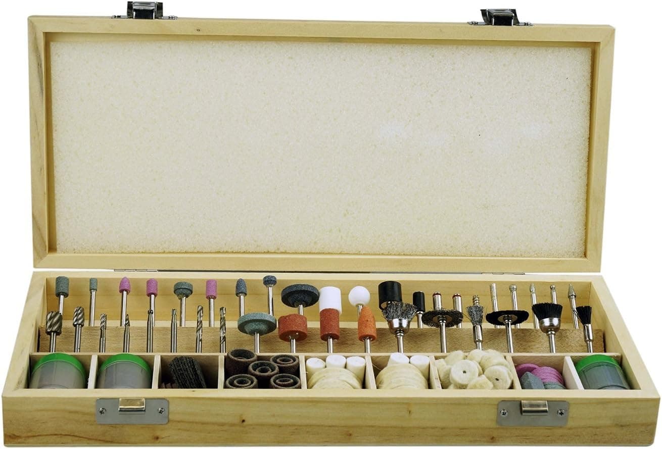 New Set, 228-piece, Rotary Tool Accessories Kit for Dremel Tools-carving/ Engraving/ Drilling/ Polishing/ Woodworking by Carving Expert