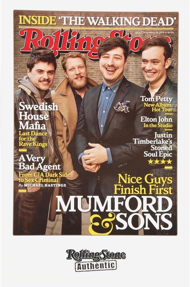 Mumford and Sons - Rolling Stone Cover Music Poster 22 x 34in