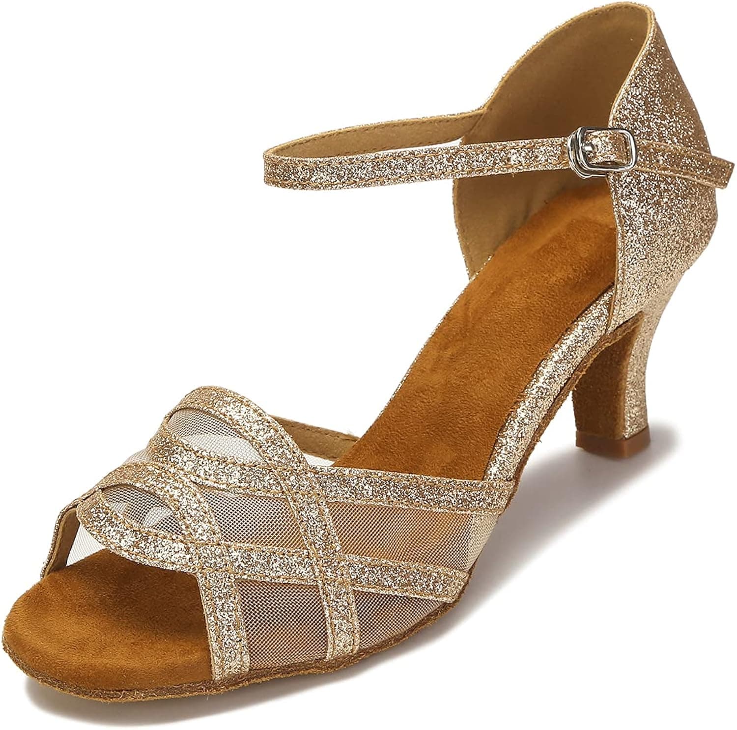 Akanu Women's Latin Dance Shoes Female's Ballroom Salsa Dance Shoes