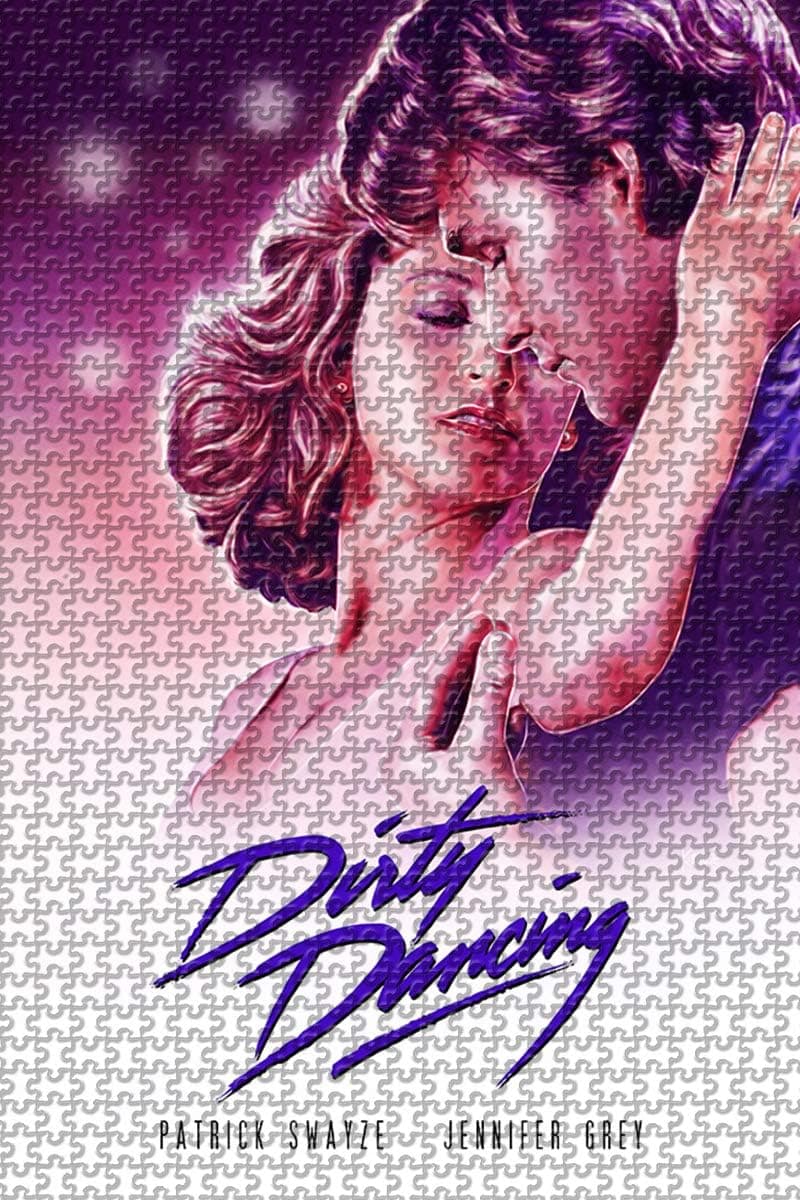 500 Piece Movie Puzzle for Adults - Dirty Dancing Movie Retro Poster Jigsaw Puzzles