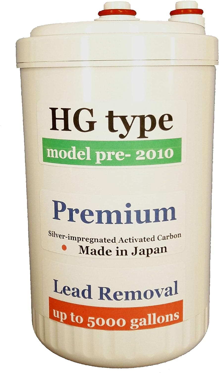 Kuraray chemical Japan Japan Made HG Type (Not Fit HG-N Type) Premium Lead Removal Grade Compatible Original Pre 2010 Model Water Filter(Not Compatible with HG-N Type Model Sold After 2011)