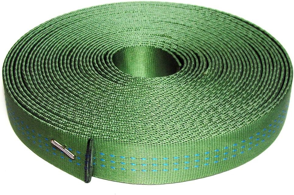 OmniProGear Tubular Webbing 1 Inch X 10 Yards Smooth Grass Green Made in USA