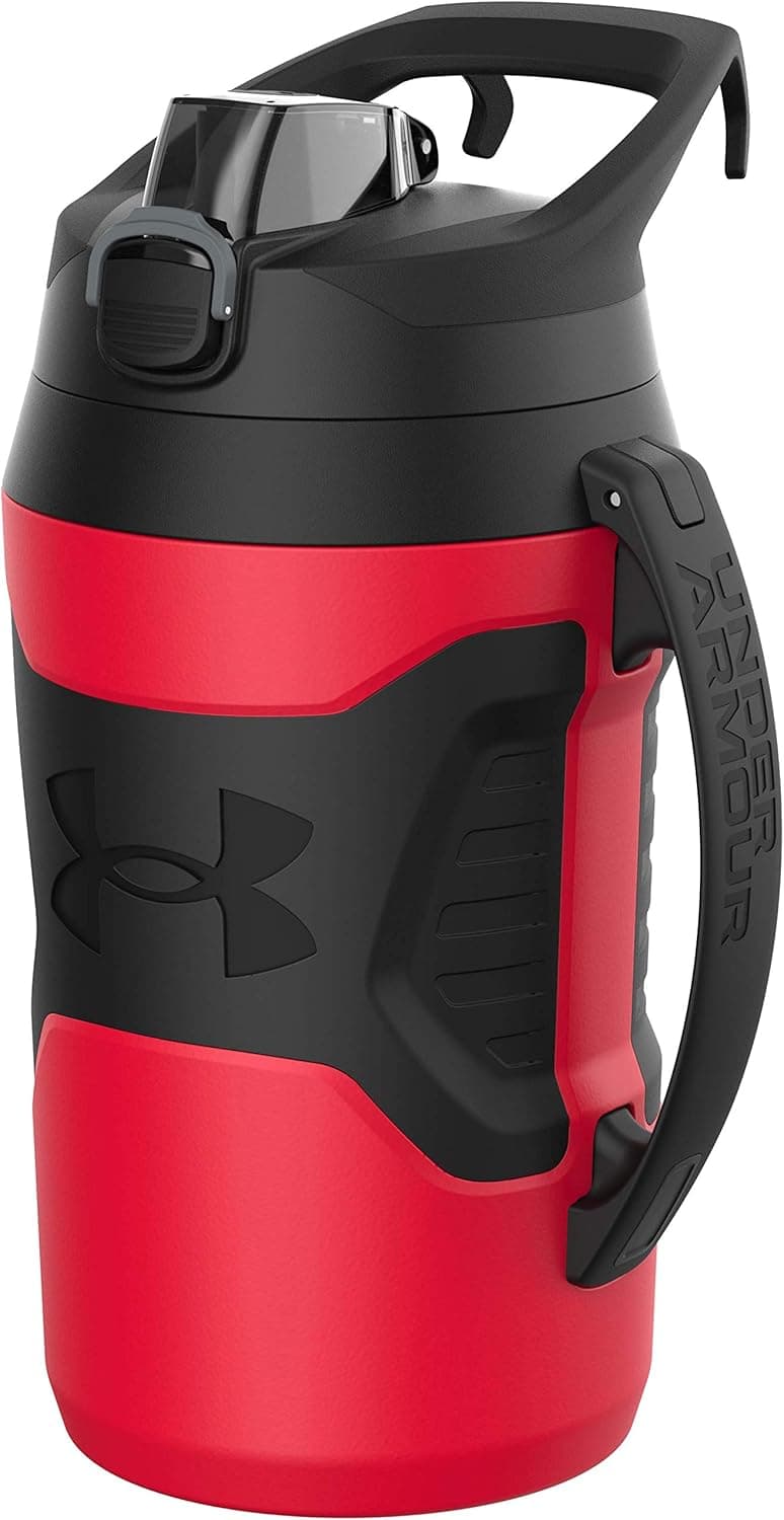 Under Armour Playmaker Sport Jug, Water Bottle with Handle, Foam Insulated & Leak Resistant, 64oz & 32oz