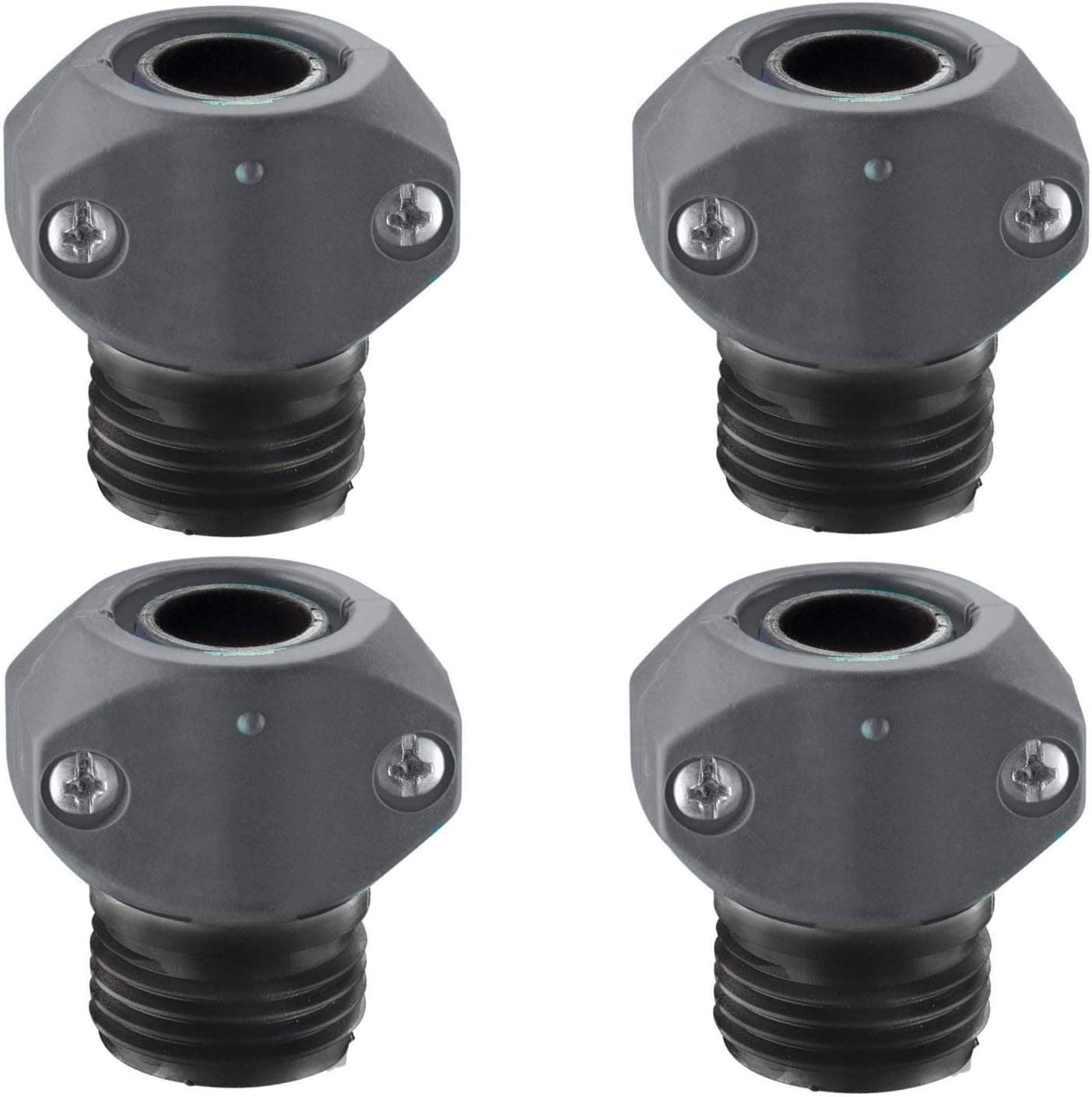 Gilmour 805054-1002 Small Garden Hose Coupling, 1/2 in, Male (4)