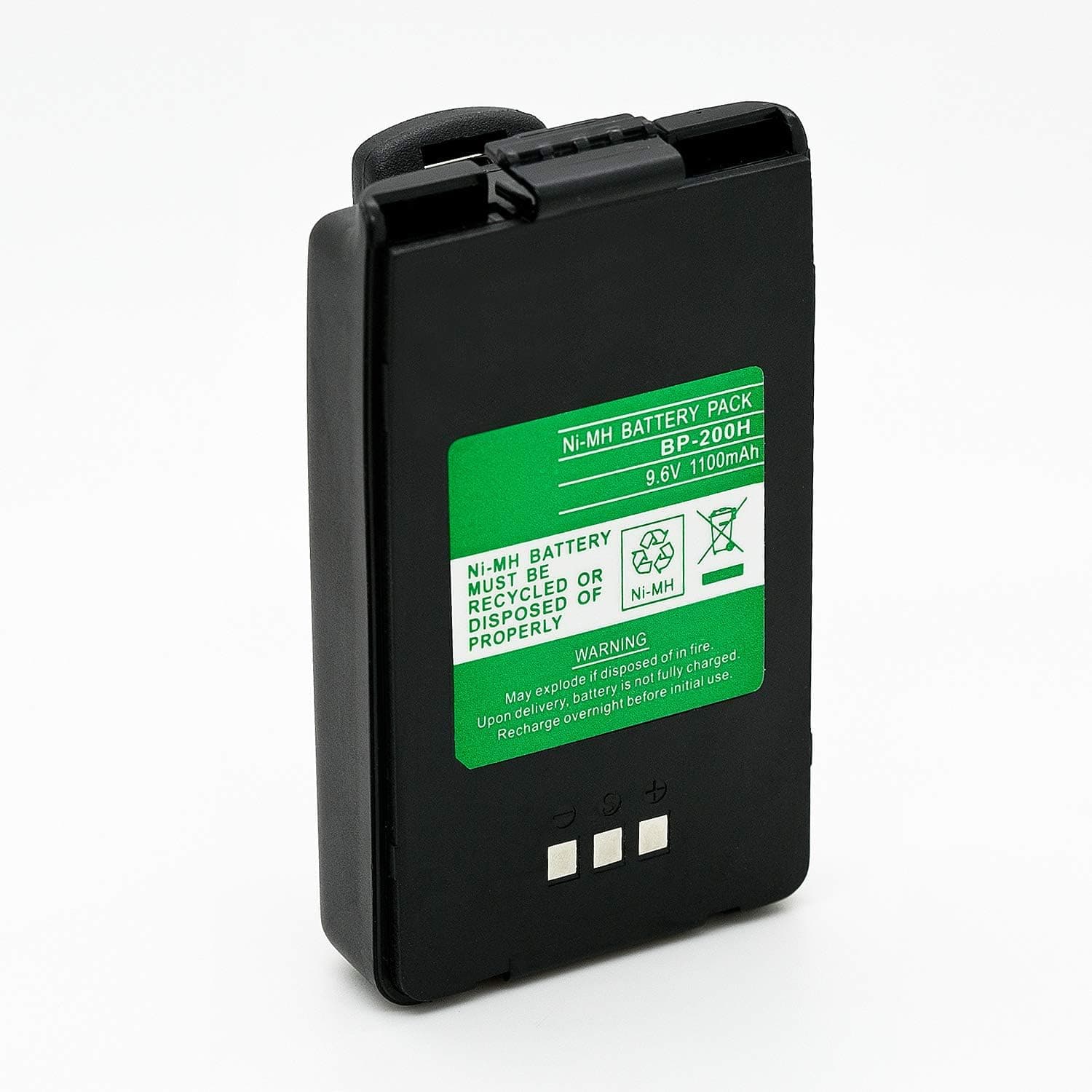 ExpertPower® 9.6v 1100mAh NiMh High Capacity Radio Battery for Icom BP-200 BP-200H BP-200L BP-200M IC-A23 IC-A5 IC-T8 IC-T8A IC-T8E IC-T8H IC-T8HP IC-T81 IC-T81A IC-T81E IC-T81H IC-T81HP