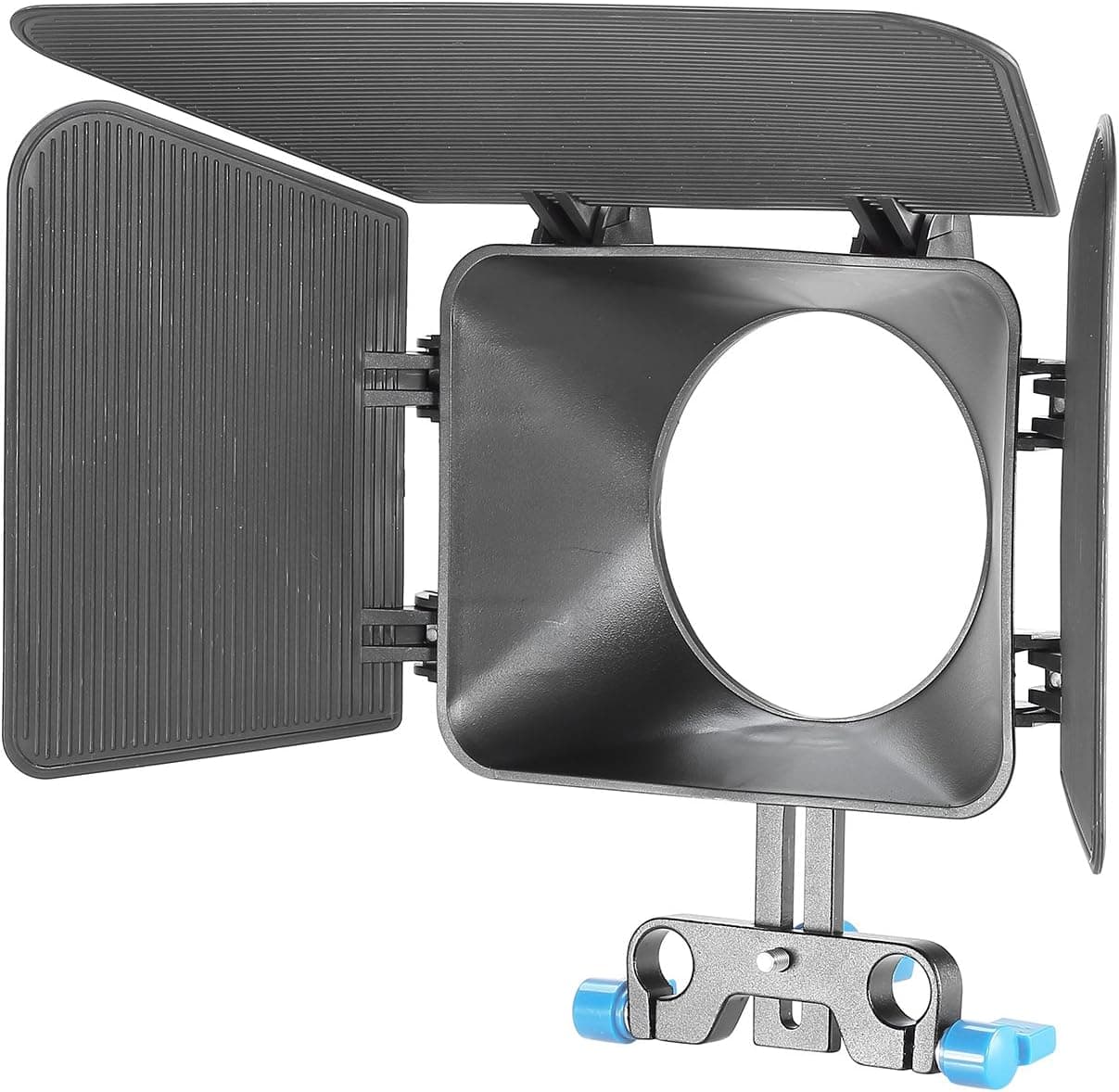 New Simplified DSLR Matte box For 15mm rail rod support Camera system 5D2,60D,D90