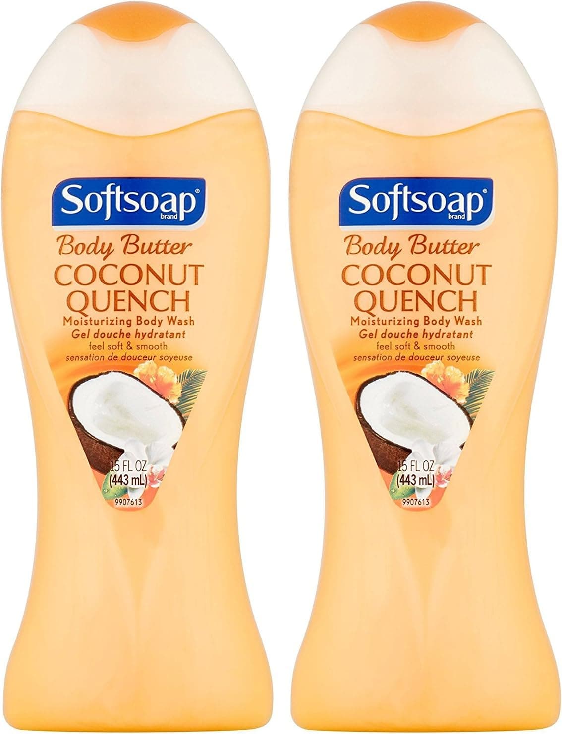 Softsoap Moisturizing Body Wash, Coconut Island Quench, 15 Fl Oz (Pack of 2)