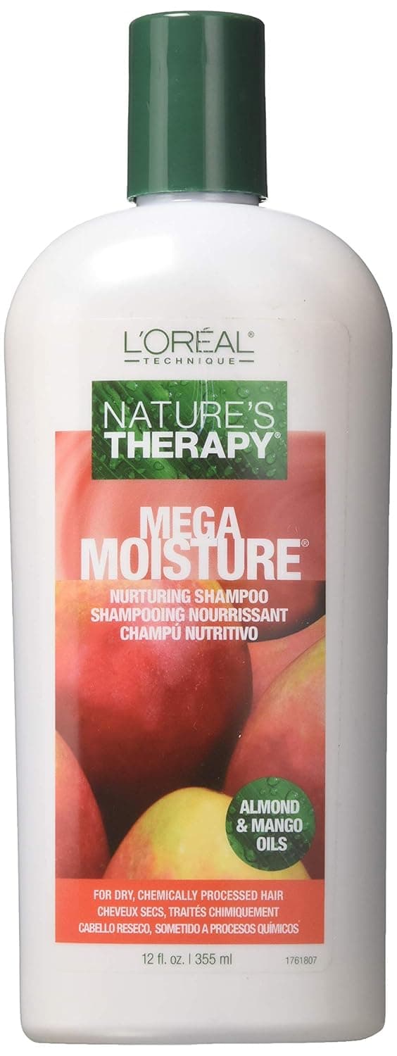 Loreal Natures Therapy Shampoo Mega Moisture 12 Ounce (354ml) (6 Pack)