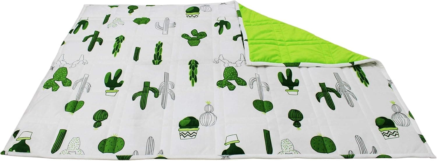 Pine and River Ultra Plush Weighted Blanket (Cactus Land, 7)