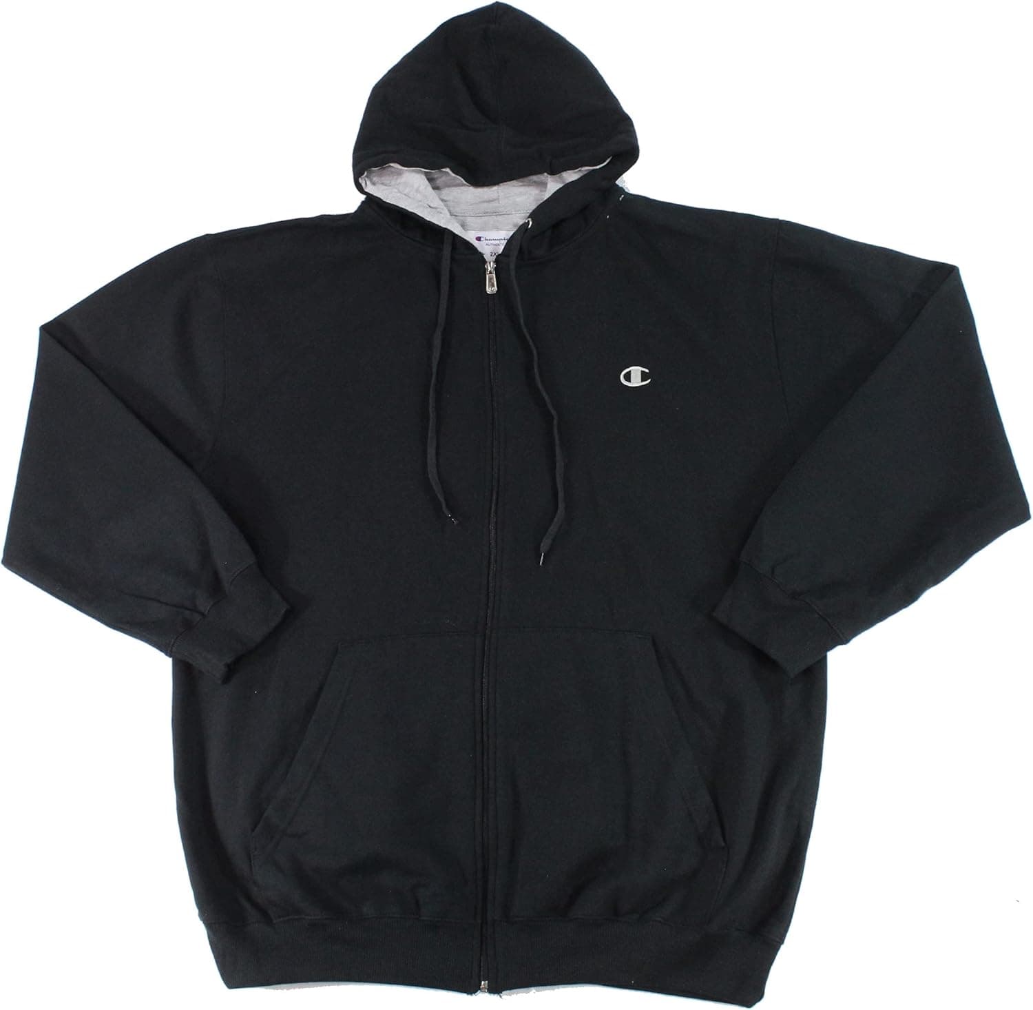 Champion Men's Big & Tall Full-Zip Fleece Hooded Jacket