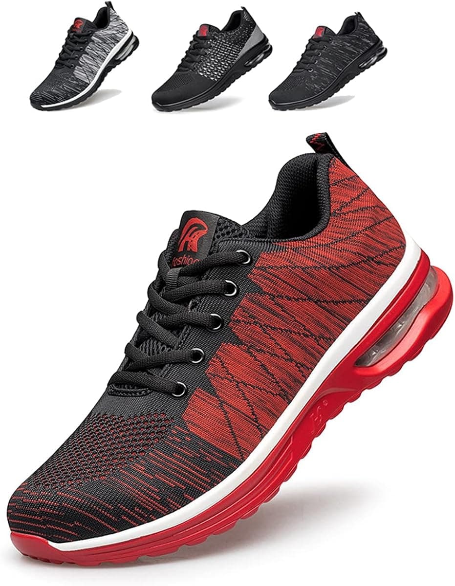 PDBQ Steel Toe Work Shoes for Men Women Indestructible Lightweight Mesh Shoes Safety Construction Composite Toe Shoes