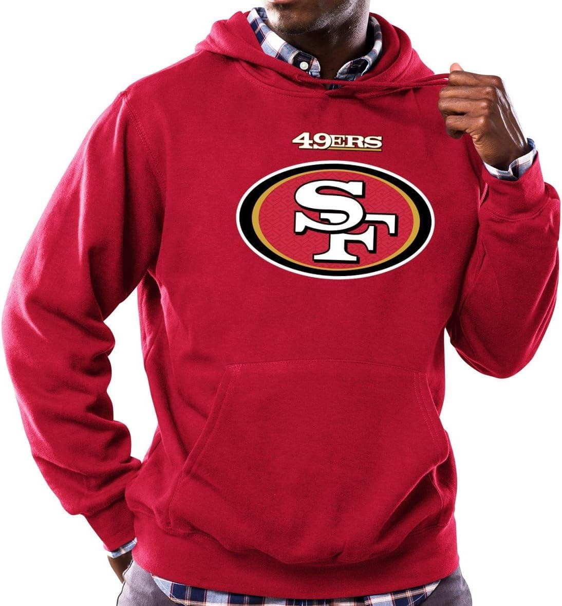 Majestic San Francisco 49ers NFL Critical Victory Hooded Sweatshirt - Red