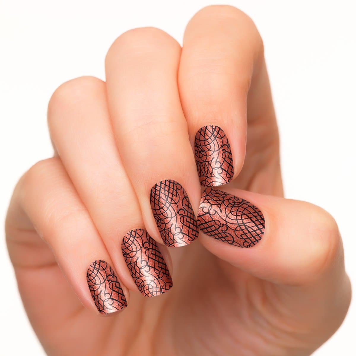Incoco Nail Polish Strips, Nail Art, Lace Seduction
