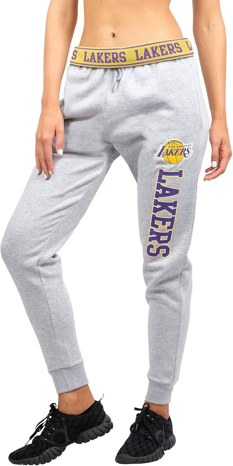 Ultra Game NBA Women's Jogger Pants Active Fleece Sweatpants