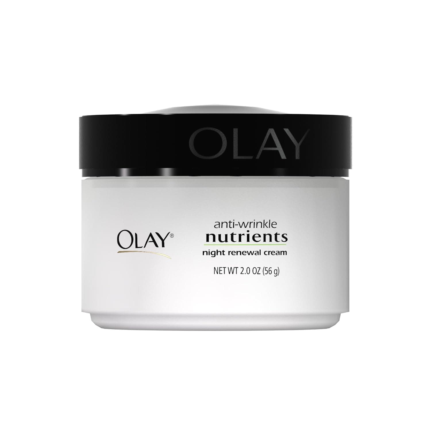 Olay Anti-Wrinkle Nutrients Night Renewal Cream, 2 Ounce (Pack of 2)