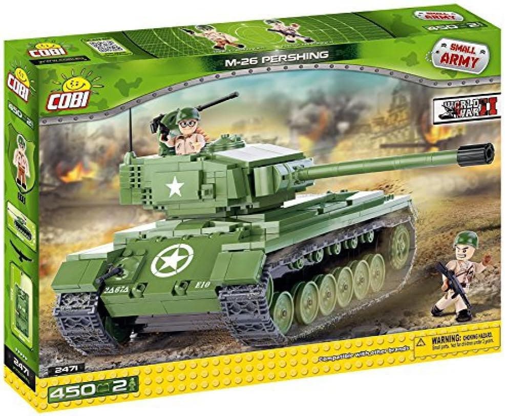 Small Army /2471/M 26 Pershing, 450 Building Bricks by Cobi