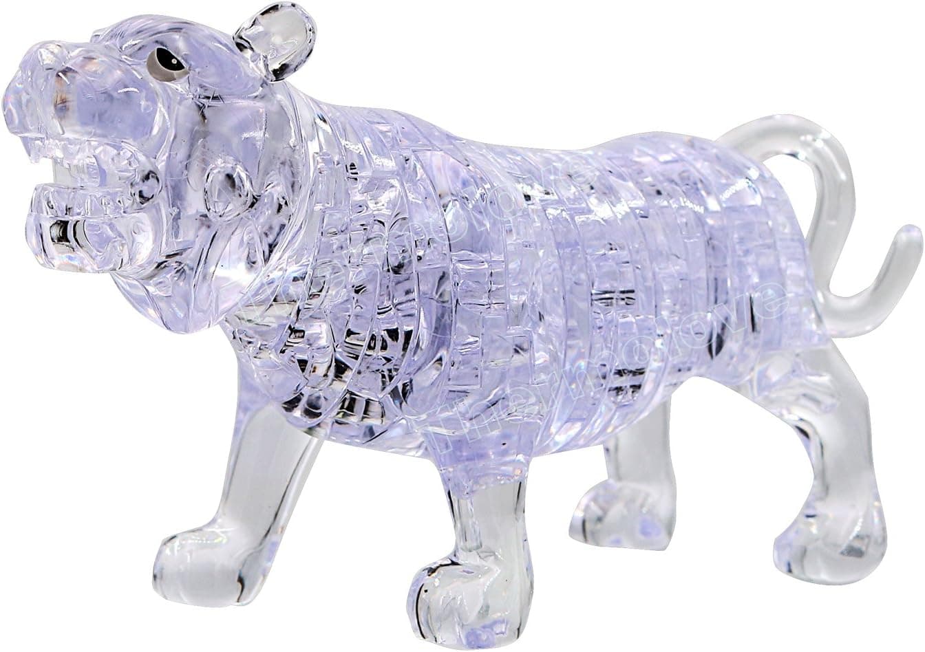 54 Thermolove 3D Decoration Model Toy Crystal Puzzle Game Toy Tiger-Transparent