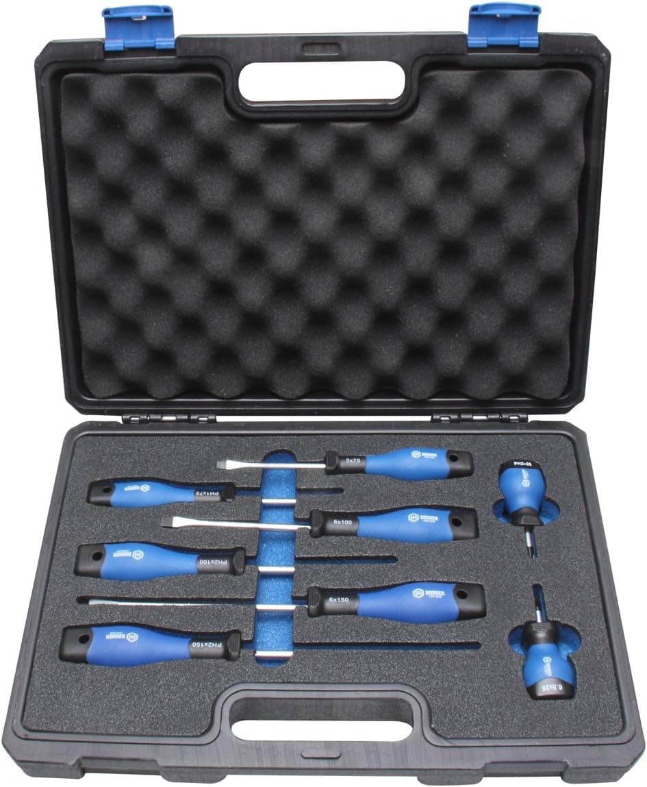 BOOHER 1900303 8-Piece Screwdriver Set