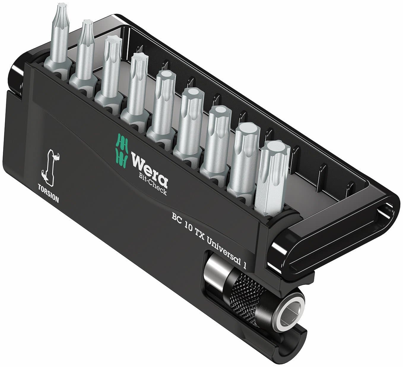 Wera - 5056164001 Torsion 8167-9 TORX/TZ Sheet Metal Bit Set