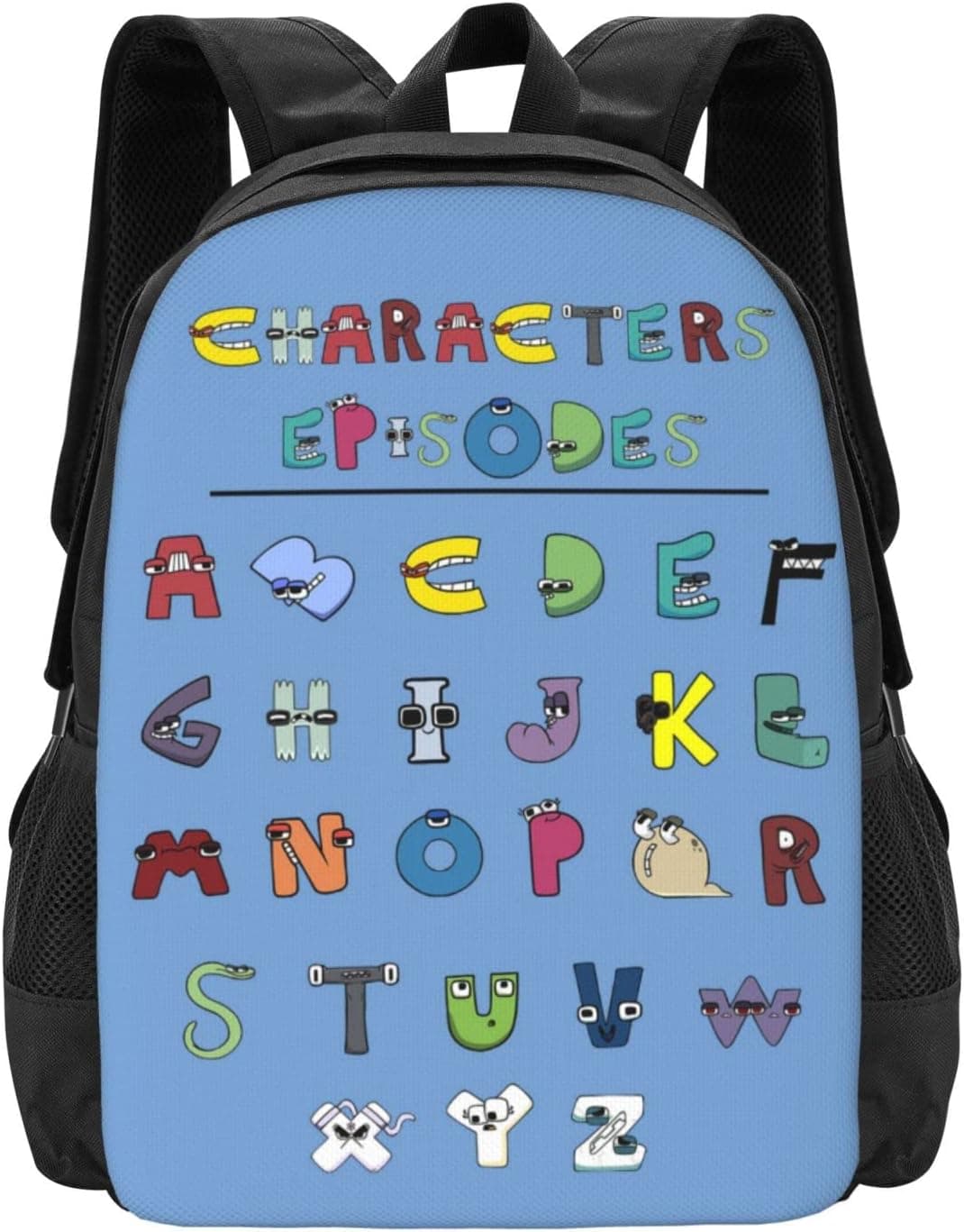 Backpack for School Cartoon Bookbag 3D Double-Side Large Capacity Lightweight Travel Casual Daypack