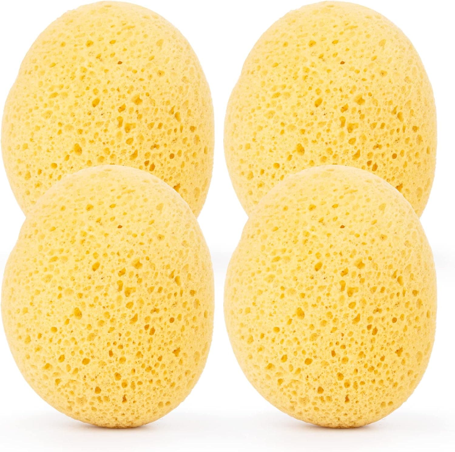 Bath Sponge, 4 Pcs Shower Sponge Loofah Body Scrubber, Shower Sponge Cleaning Loofahs Sponge, Body Sponge for Women Men Kid