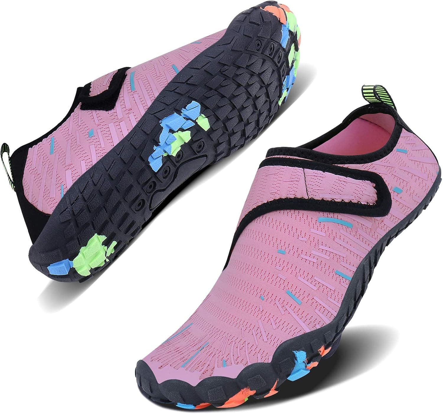 Wonesion Mens Womens Water Sport Shoes Quick Dry Aqua Socks Barefoot Outdoor Beach Swim Surf Pool Yoga Shoes