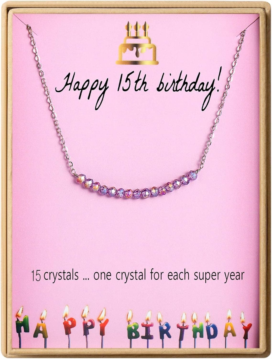 Monily Birthday Gifts for Girls Sterling Silver Necklace Gem Stone Bar Necklace Best Friends Birthday Gifts for 12th 13th 14th 15th Sweet 16 17th 18th 19th 20th 21st 25th 30th