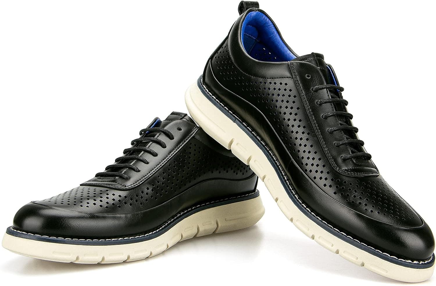 JITAI Mens Oxford Shoes Casual Dress Shoes for Men Lace Up Fashion Shoes