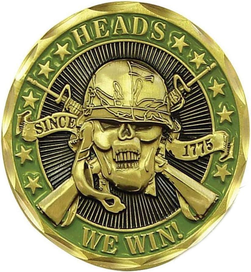 BirchRiver Heads We Win Tails You Lose Challenge Coin, Commemorative Collector