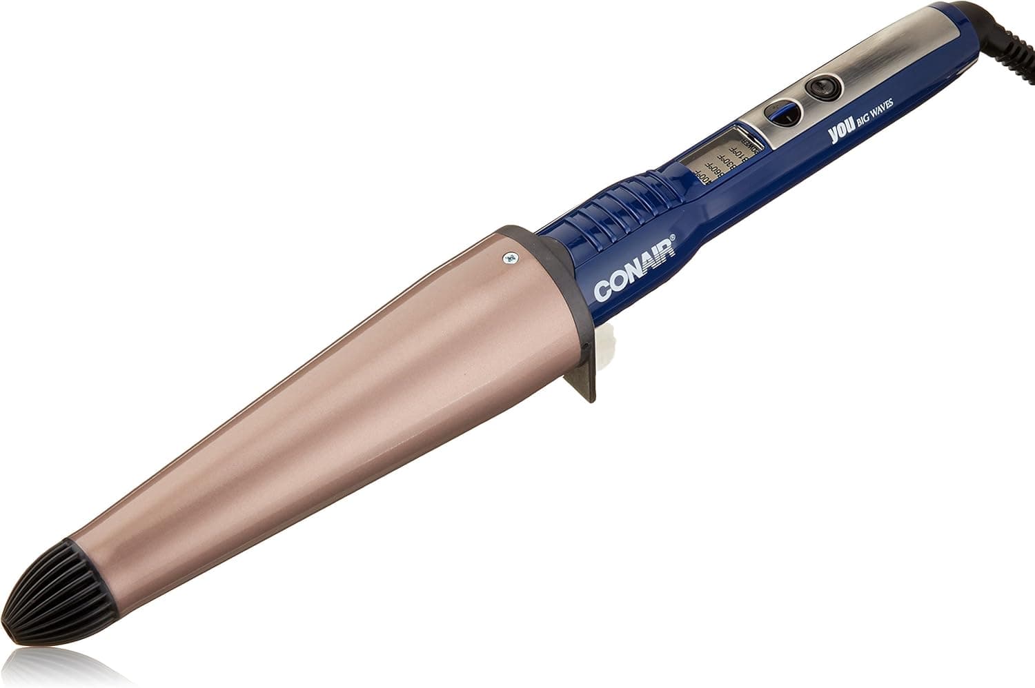 Infiniti Pro by Conair Tourmaline Ceramic Curling Wand; 1 3/4-inch to 1-inch; Blue
