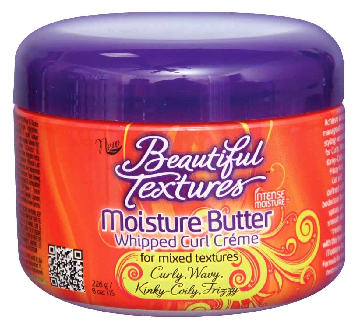 Beautiful Textures Moisture Butter Curl Creme 8 Ounce Jar (235ml) (3 Pack)