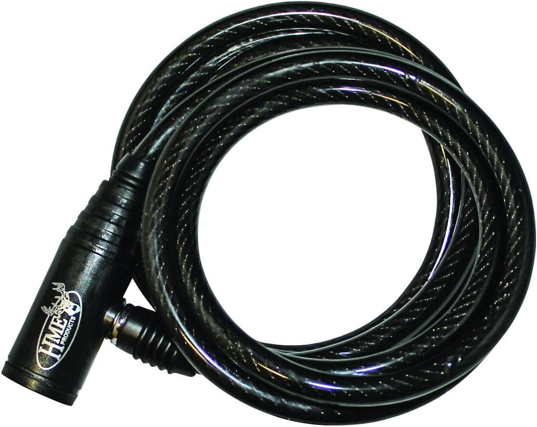 HME Products Tree Stand Cable Lock, Black