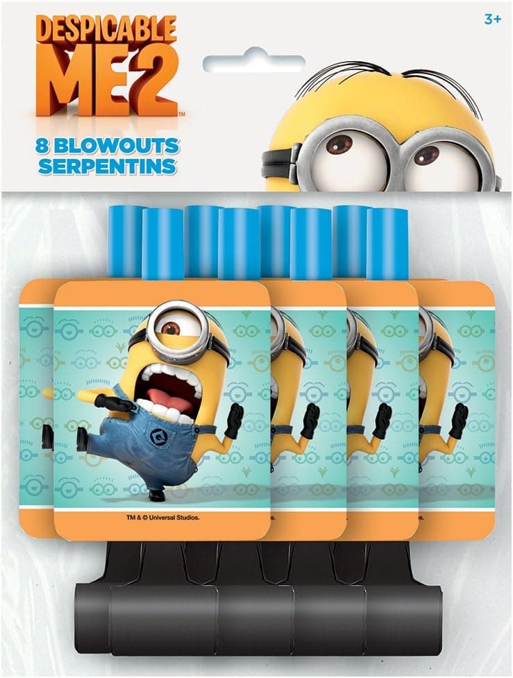 Despicable Me Party Blowers, 8ct