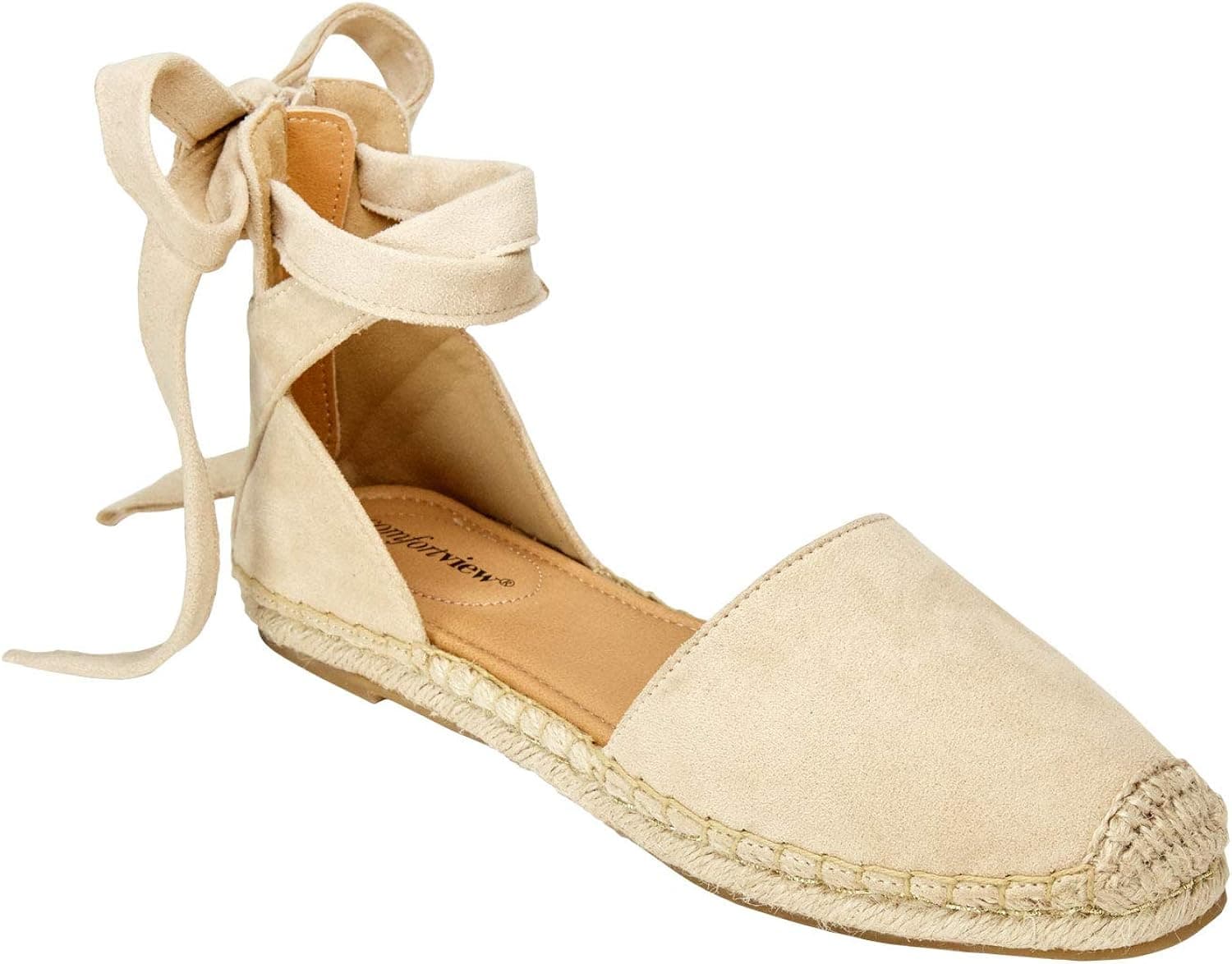 Comfortview Women's Wide Width The Shayla Flat Espadrille