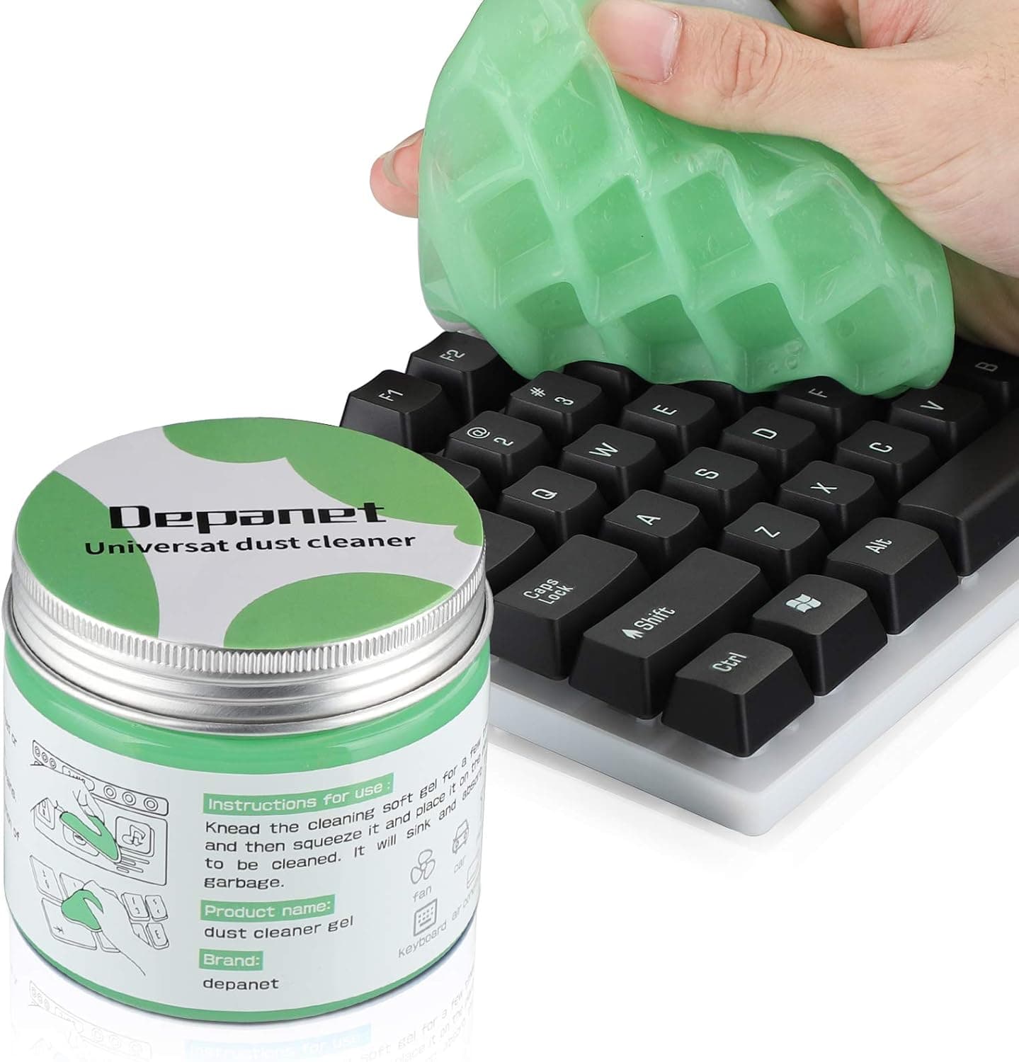 160G Cleaning Gel Universal Dust Cleaner for PC Keyboard Cleaning Car Detailing Laptop Dusting Home Office Computer Dust Remover