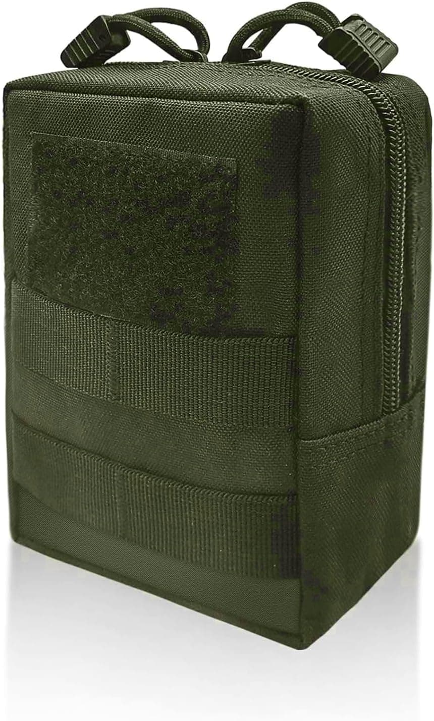 Tactical Molle Pouch, Small EDC Pouches Waist Bag, Multi-Purpose Backpack Accessories with Durable 900D Nylon. Molle Attachments for Outdoor Hunting, Hiking, Camping, Travelling, etc.