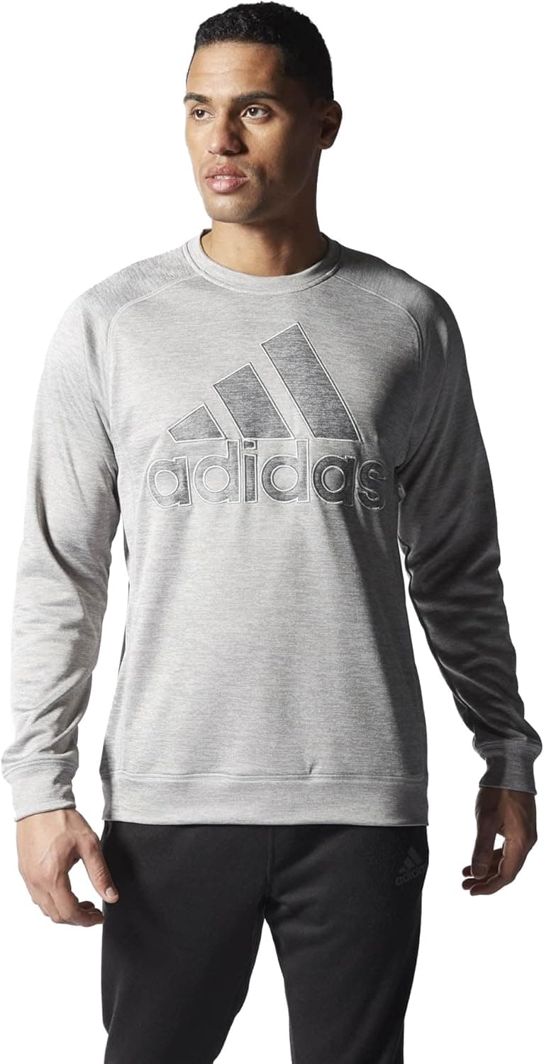 adidas Performance Men's Team Issue Applique Crew Sweatshirt