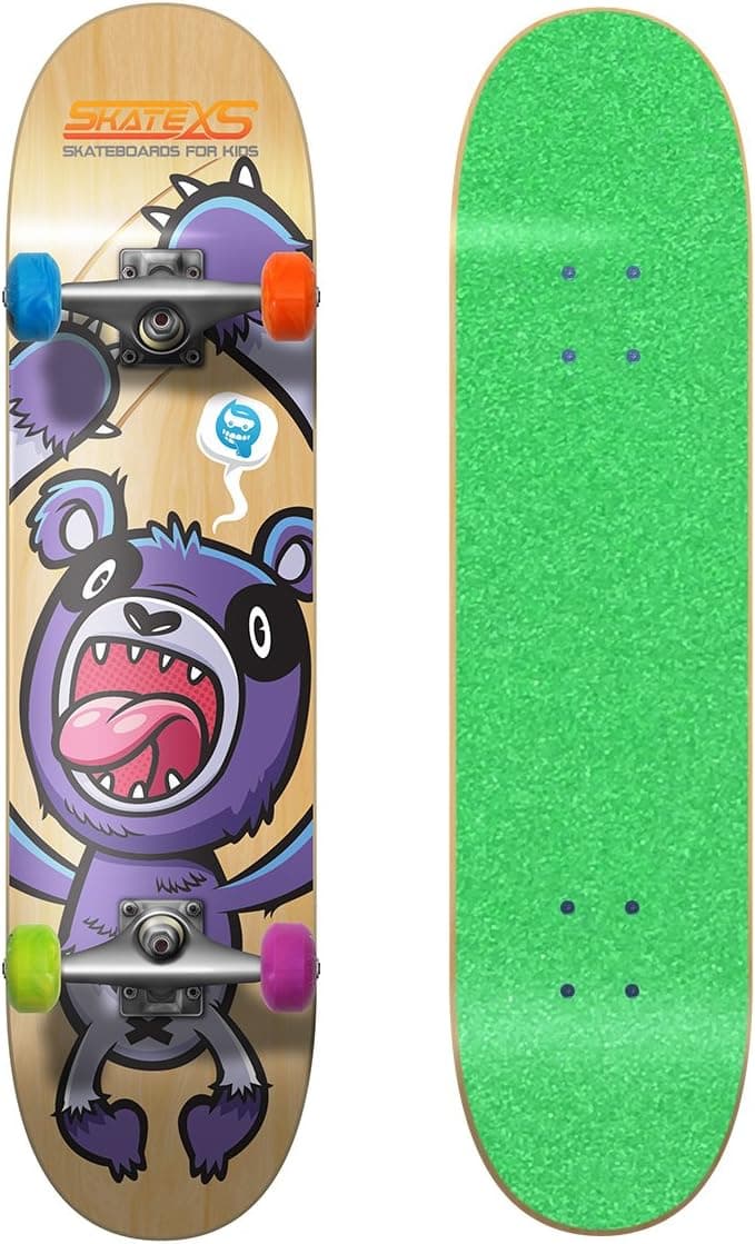 SkateXS Beginner Panda Street Kids Skateboard