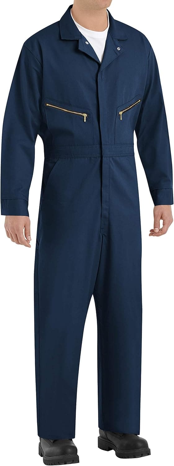Red Kap Men's Zip-Front Cotton Coverall