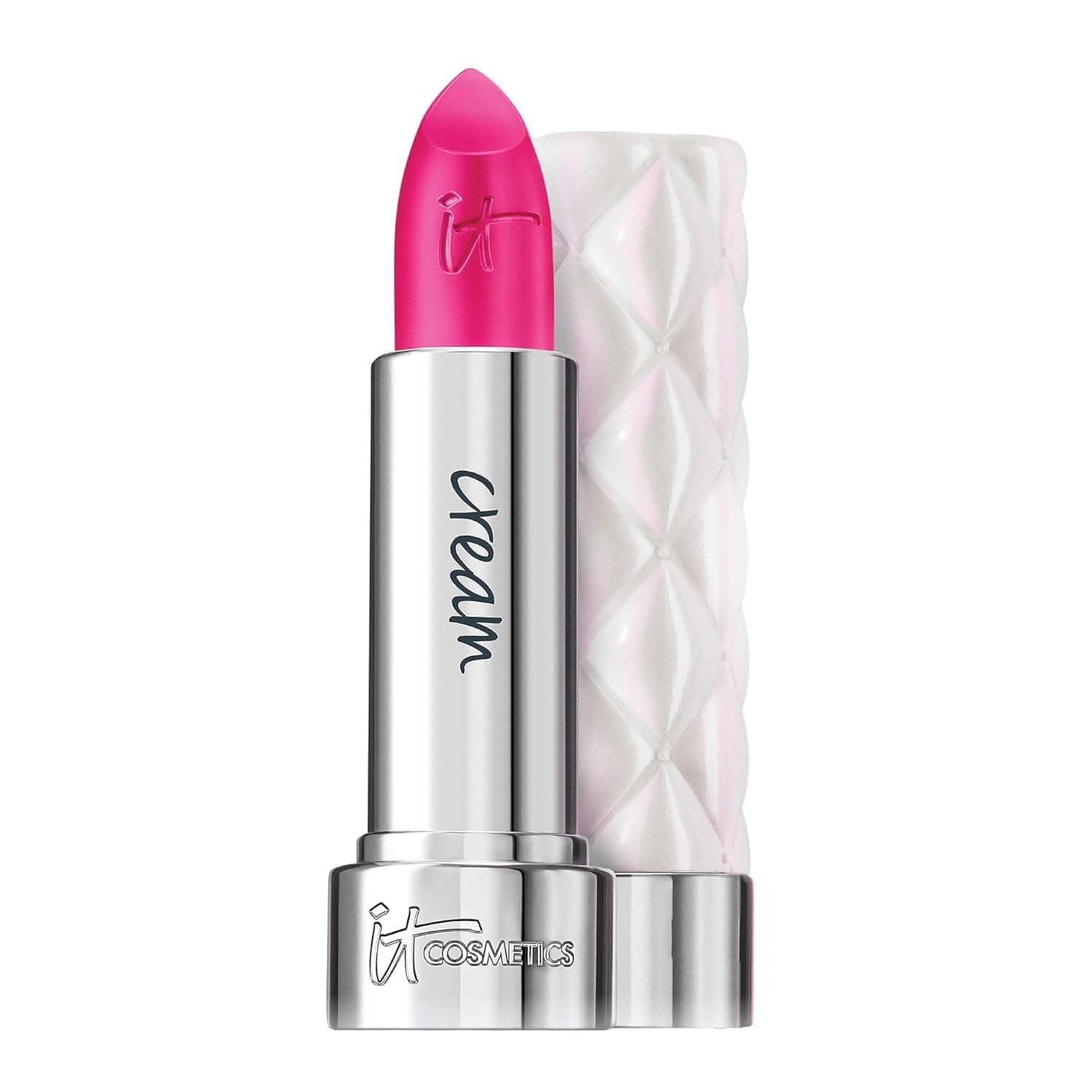IT Cosmetics Pillow Lips Lipstick - High-Pigment Color & Lip-Plumping Effect - With Collagen, Beeswax & Shea Butter - Available in Matte or Cream Finish - 0.13 oz