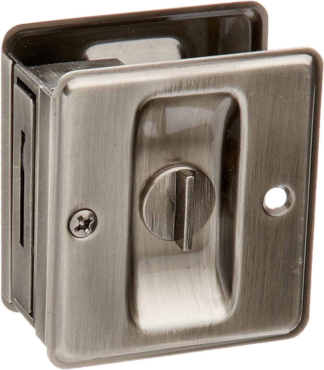 IVES SC991B-620 Sliding Door Lock, Pewter