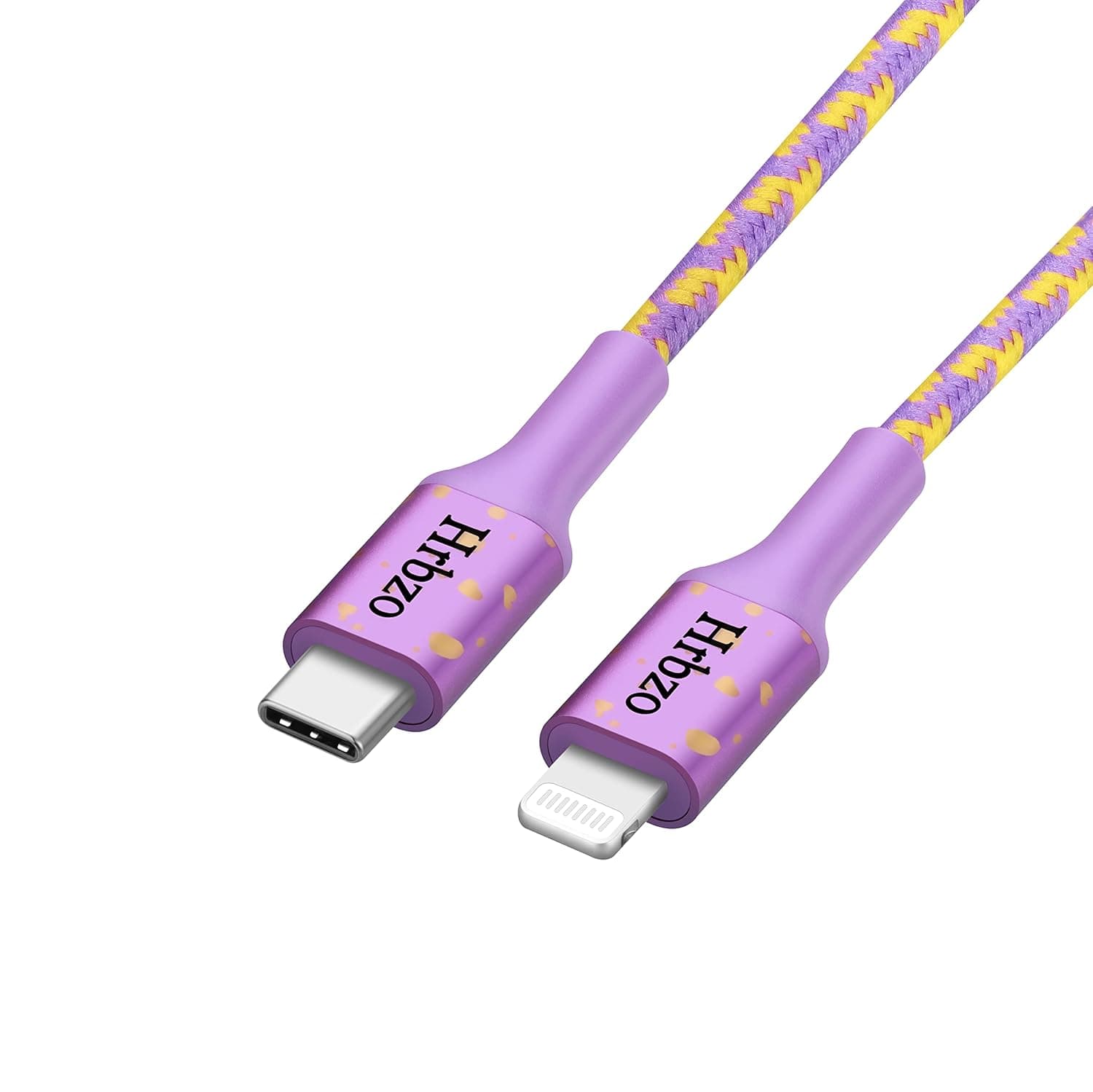 Hrbzo Charger Cable [ MFi Certified] USB A to Cable Nylon Braid 【1 Pack 6FT 】 Compatible with iPhone 13/13Pro/12Pro Max/12Pro/12/11Pro Max/11Pro/11/XS and More