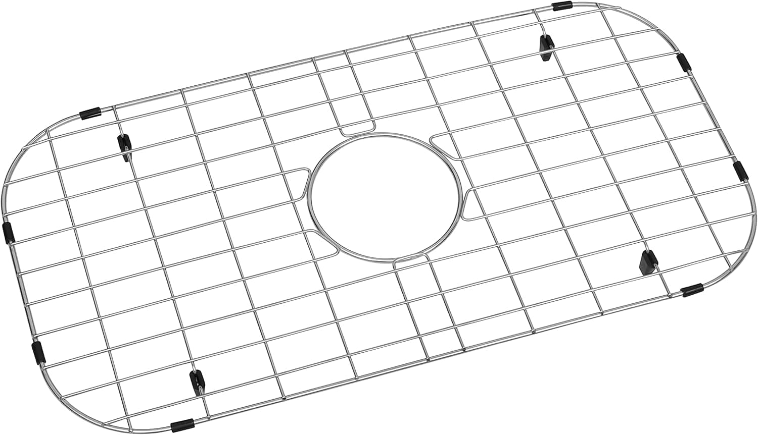 Zeesink Sink Grid for Bottom of Kitchen Sink Size 25 3/16" X 13",Kitchen Sink Protector,Sink Bottom Grid with Center Drain for Single Sink Bowl