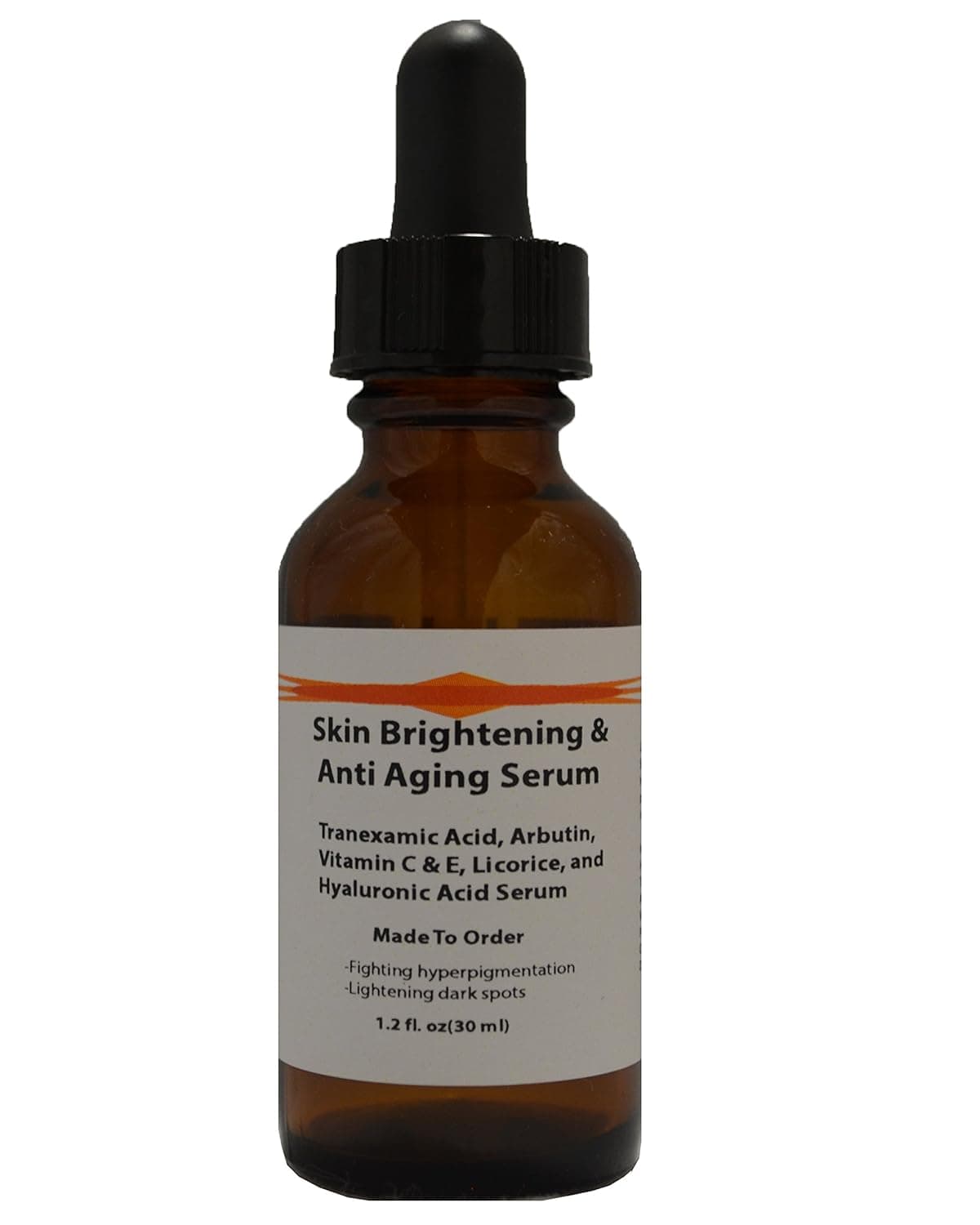 Skin Brightening & Anti Aging Serum w/ Tranexamic Acid, Arbutin, Licorice, Hyaluronic Acid (1.2oz)