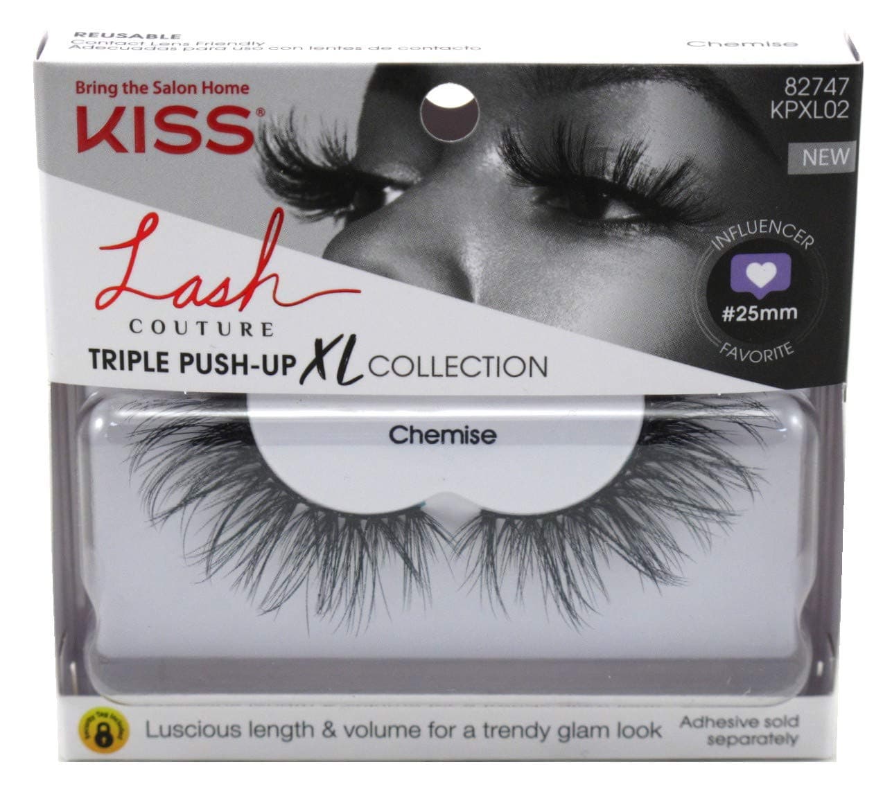Kiss Lash Couture Triple Push-Up Xl Chemise (Pack of 3)