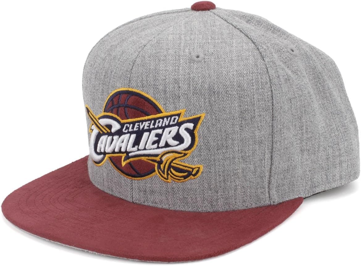 Mitchell & Ness Men's NBA Cleveland Cavaliers Heather Micro Snapback Hat