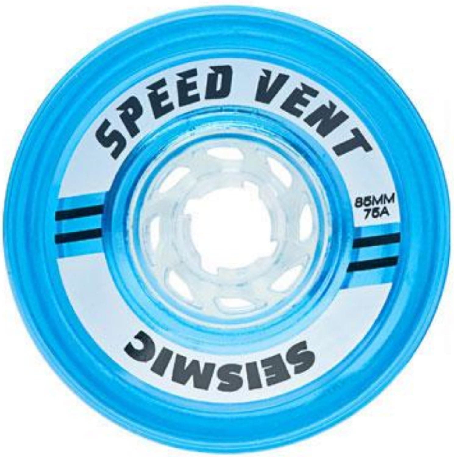 Seismic Speed Vent 85mm 75a Cl.blue Skateboard Wheels (Set Of 4)