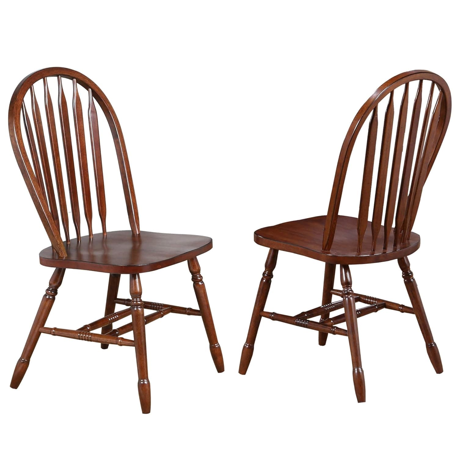 Sunset Trading Andrews Dining Chair, Distressed chestnut finish