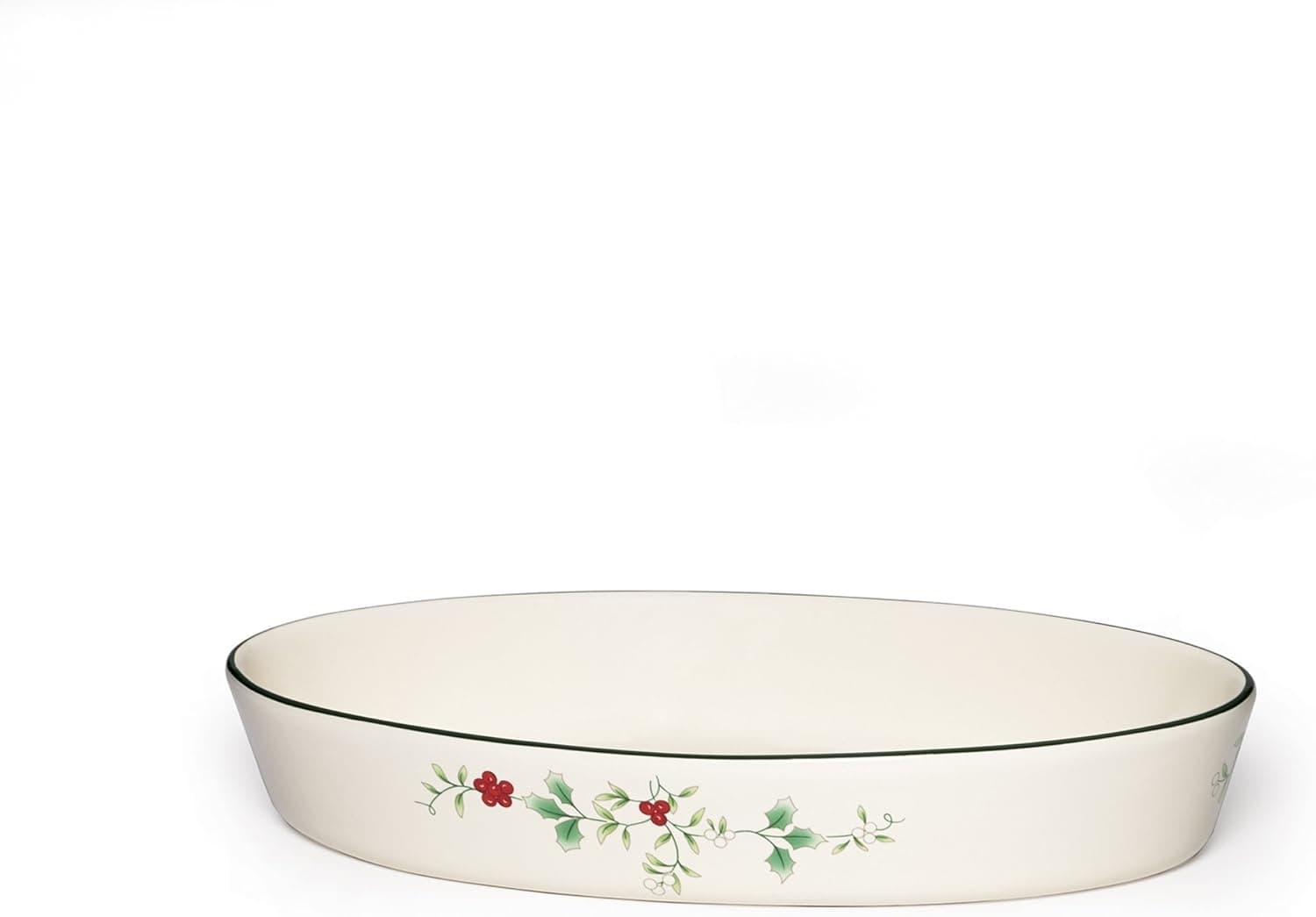 Pfaltzgraff Winterberry Oval Baker Stoneware Gift Box, 11", Assorted -
